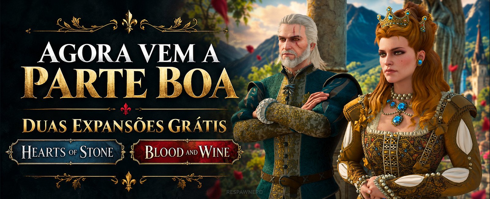 The Witcher 3 Remastered expansões Hearts of Stone e Blood and Wine grátis