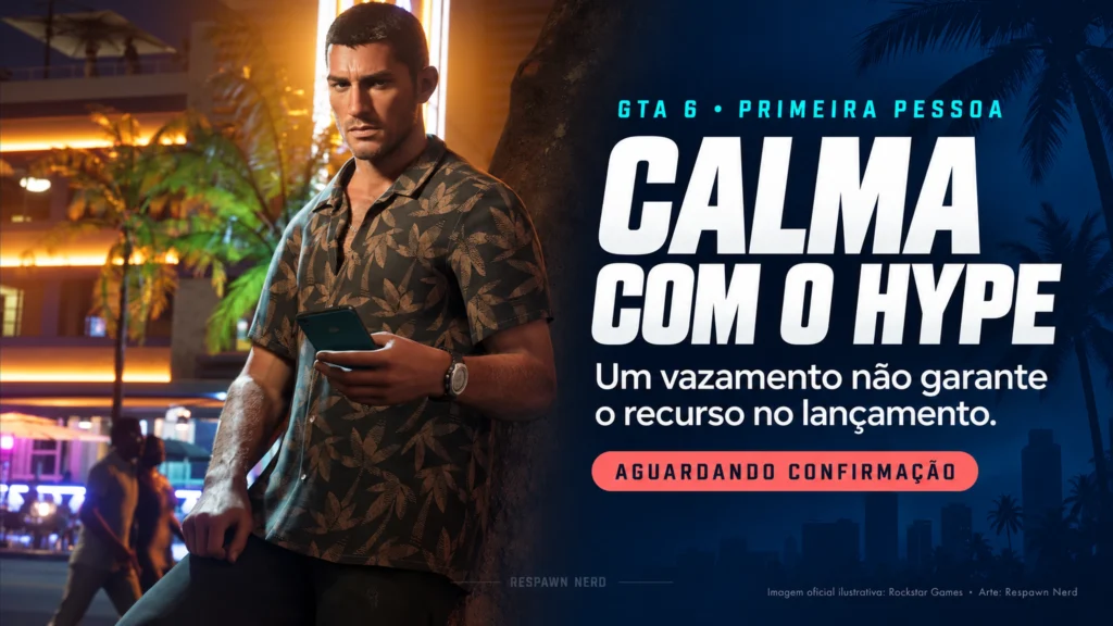 GTA 6 primeira pessoa nao confirmado Rockstar Games
