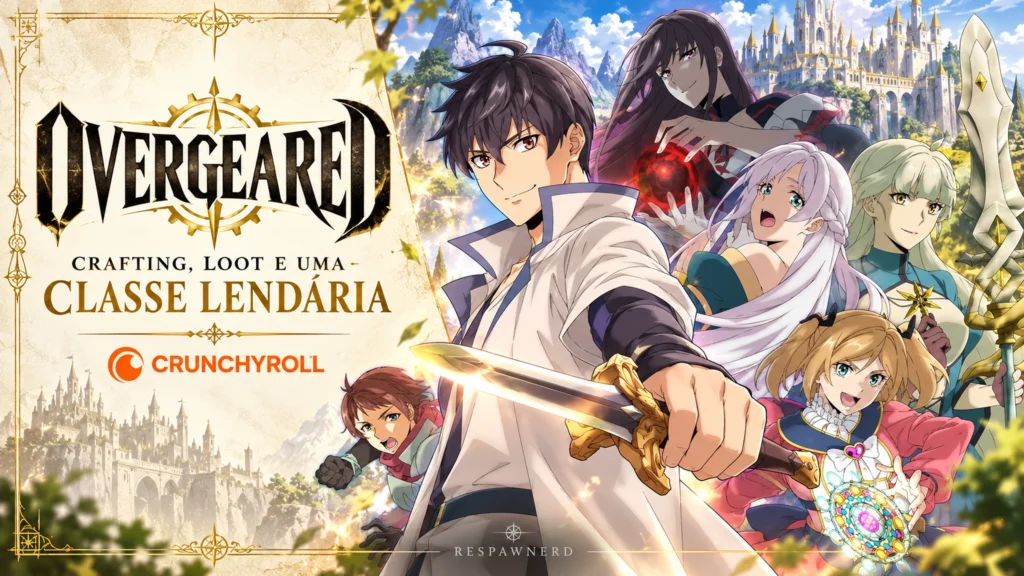 Overgeared, anime do jogo de realidade virtual Satisfy, na Crunchyroll
